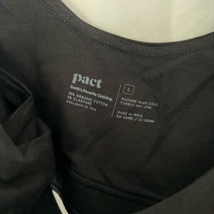 Pact organic cotton sports bra - size large